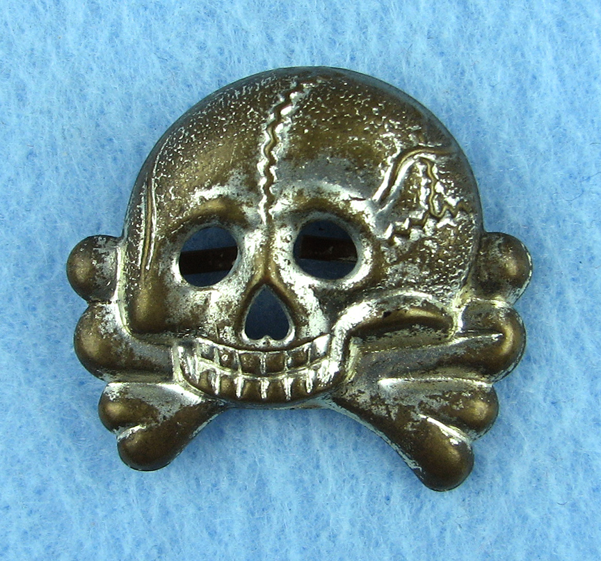 SS Skull Visor Cap Insignia Danziger